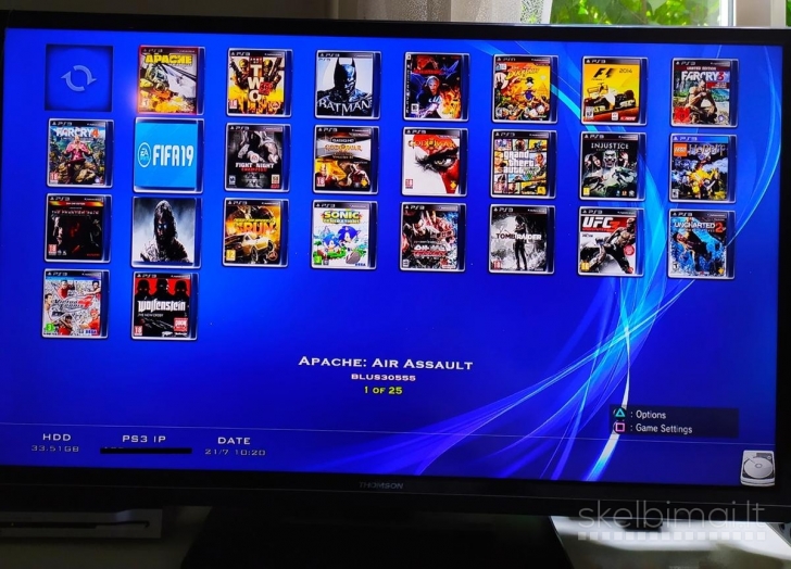 PS3 žaidimai modifikuotai konsolei