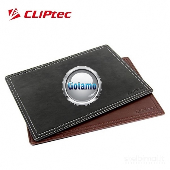 Kilimėlis pelei 210 x 150 x 5 mm Cliptec Leather WWW.GOTAMO.LT