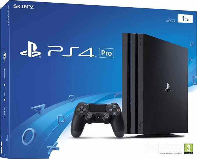Sony Playstation 4 Pro, tvarkingas, komplektas, 299e.