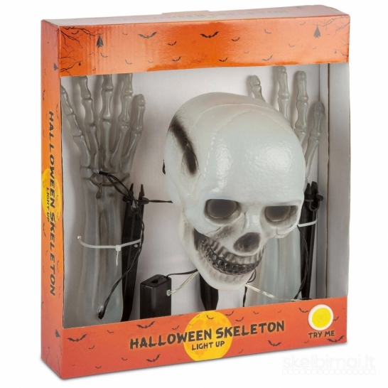 Helovyno dekoracija kaukolė