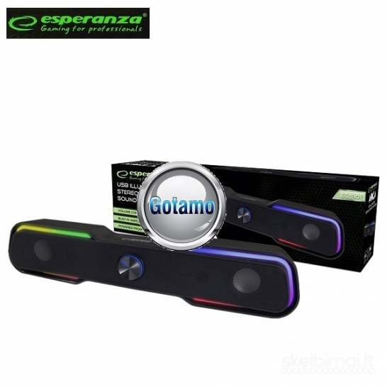 Kolonėlė kompiuteriui, garsiakalbis Esperanza Soundbar WWW.GOTAMO.LT