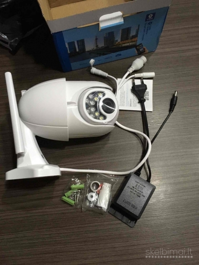 Nauja 10led 5x Zoom 2mp Ip WiFi Saugos Kamera valdoma Pasukama