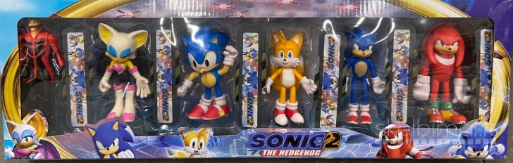 Sonic The Hedgehog 2 – figūrėlių rinkinys 6 vnt.