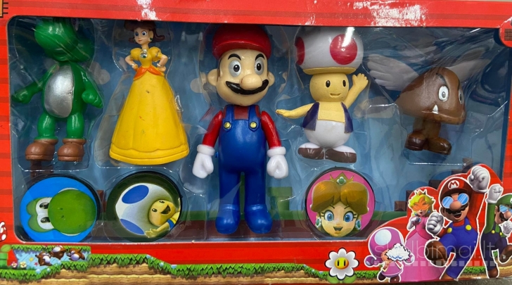 Super Mario figūrėlių rinkinys