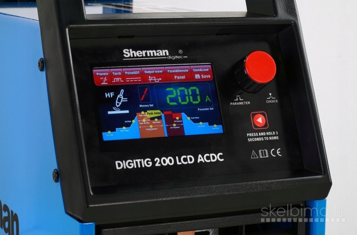 SHERMAN DIGITIG 200LCD ACDC PULSE