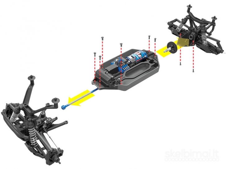 Rc 4x4 surenkamas visureigis