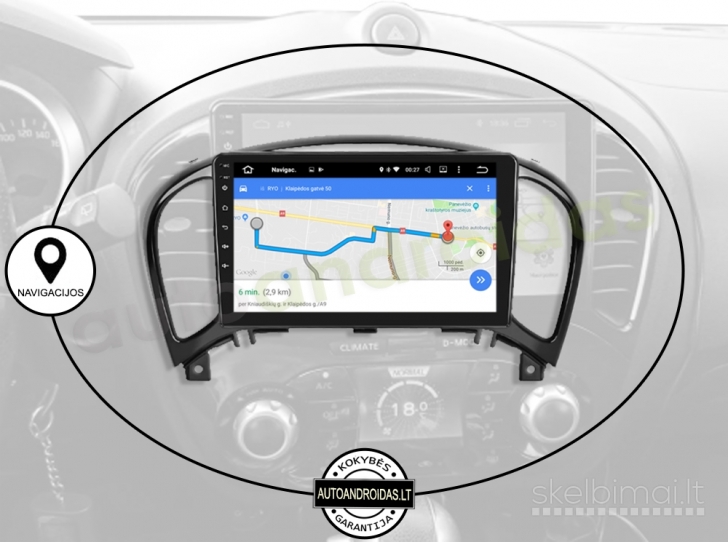 Nissan Juke 2010-14 Android multimedia GPS/WiFi/BT/USB