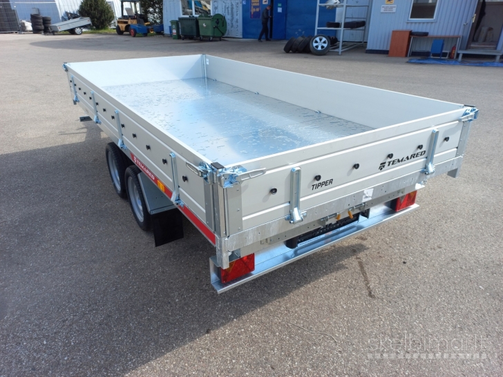 TEMARED Tipper 3617/2 3500kg, lengvųjų automobilių priekabos