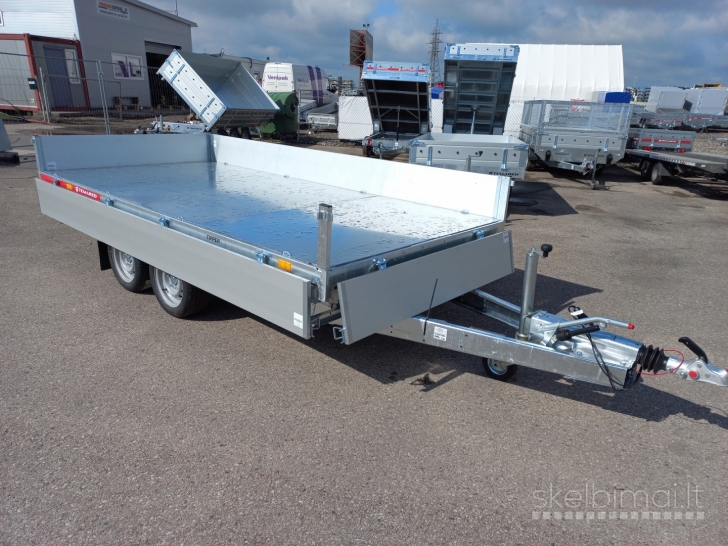 TEMARED Tipper 3617/2 3500kg, lengvųjų automobilių priekabos