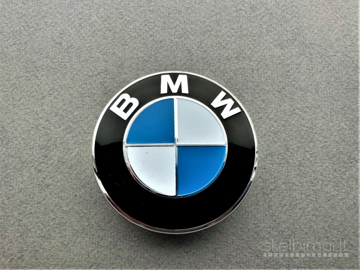 BMW Ratlankių dangtelis Melyna/Balta