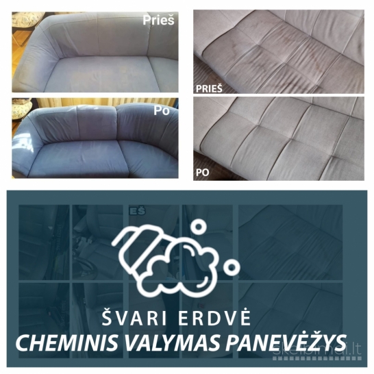 Cheminis valymas Panevėžys 