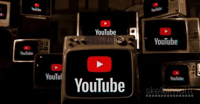 Youtube premium paskyra Pigiau 3.99eur/mėn