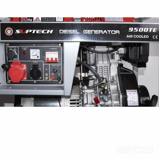 Dyzelinis trifazis generatorius 8,5kw 380V SUPTECH 9500TE