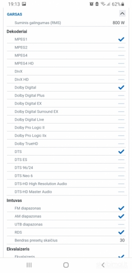 Namų kinas samsung htp1200