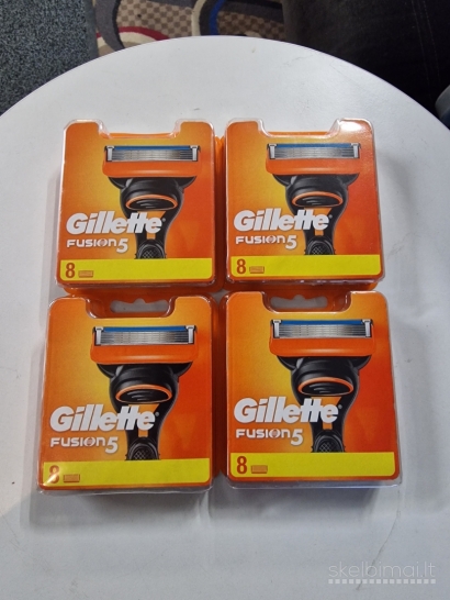 Gillette peiliukai, yra visokiu uz gera kaina