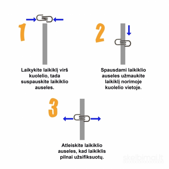 Nerūdijančio plieno laikiklis