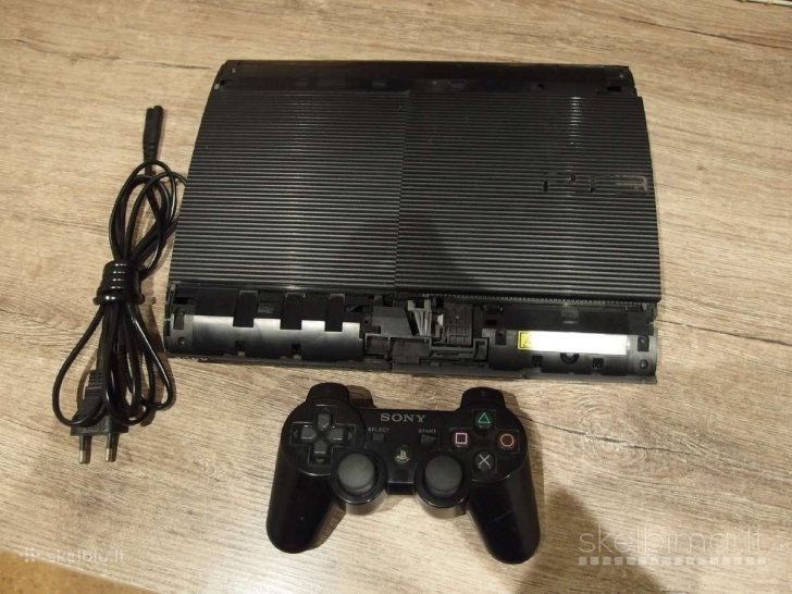PS3 Super Slim atrišta 500gb + 14 žaidimų