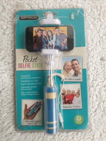 Nauja kišeninė asmenukių lazda (pocket selfie stick)