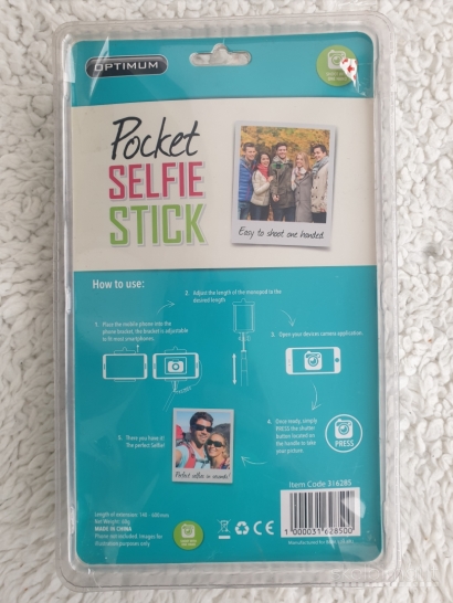 Nauja kišeninė asmenukių lazda (pocket selfie stick)