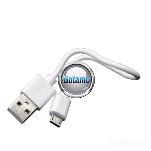 Micro USB laidas 18cm WWW.GOTAMO.LT