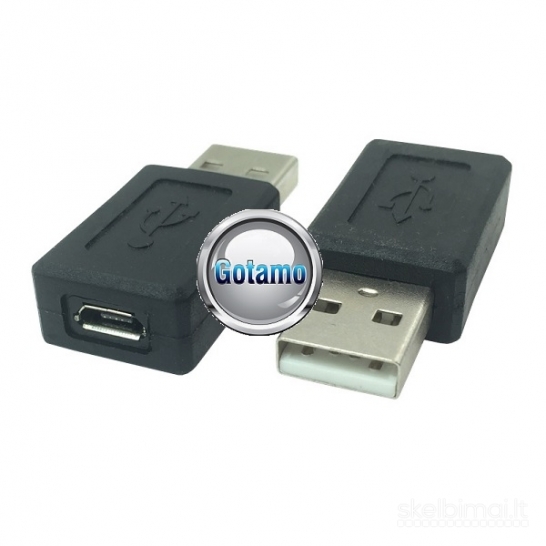 Micro USB lizdas į USB 2.0 jungtis WWW.GOTAMO.LT