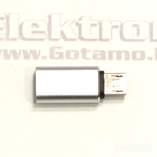 Type-C lizdas į Micro USB jungtis WWW.GOTAMO.LT