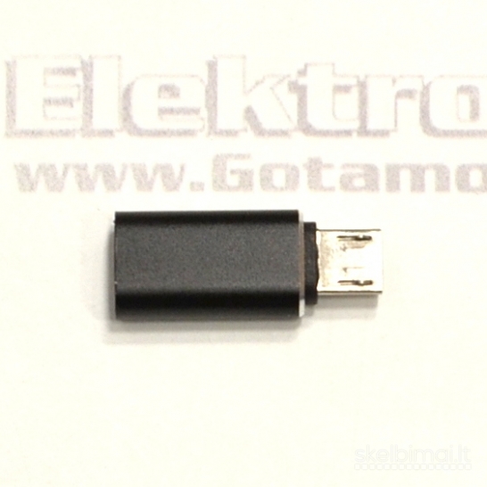 Type-C lizdas į Micro USB jungtis WWW.GOTAMO.LT