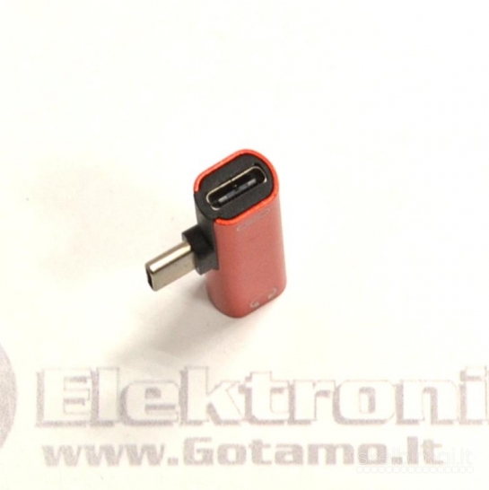 Type-C į Type-C lizdą ir AUX 3.5mm lizdą jungtis WWW.GOTAMO.LT