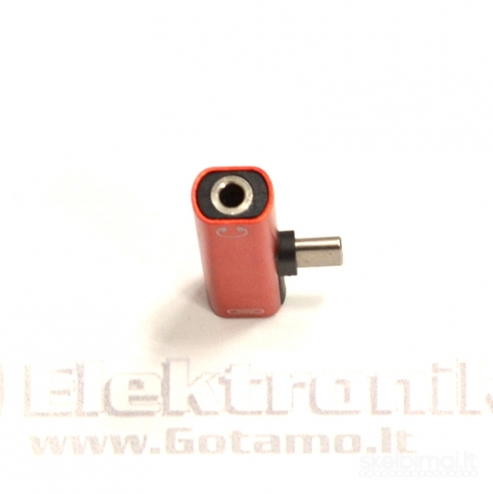 Type-C į Type-C lizdą ir AUX 3.5mm lizdą jungtis WWW.GOTAMO.LT