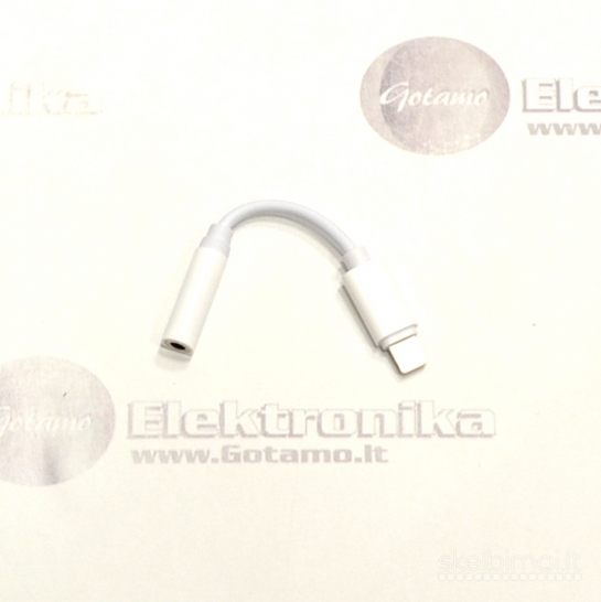 Apple Lightning į AUX 3.5mm lizdą jungtis laidas WWW.GOTAMO.LT