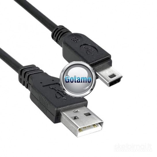 Mini USB laidas 55cm WWW.GOTAMO.LT
