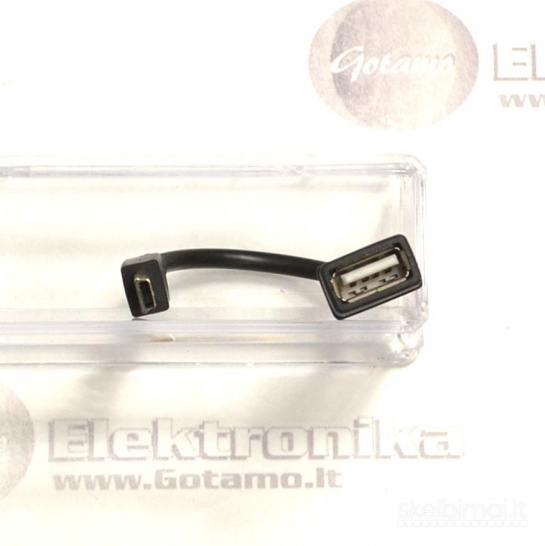 Mini USB į USB 2.0 lizdą jungtis laidas OTG WWW.GOTAMO.LT