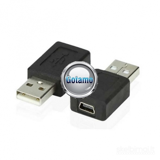 Mini USB lizdas į USB 2.0 jungtis WWW.GOTAMO.LT