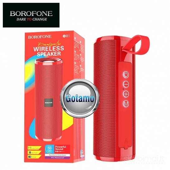 Bluetooth garsiakalbis kolonėlė Borofone BR1 WWW.GOTAMO.LT