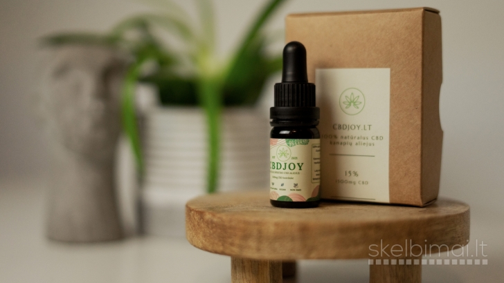 Cbd aliejus- natūrali, sertifikuota CBD produkcija