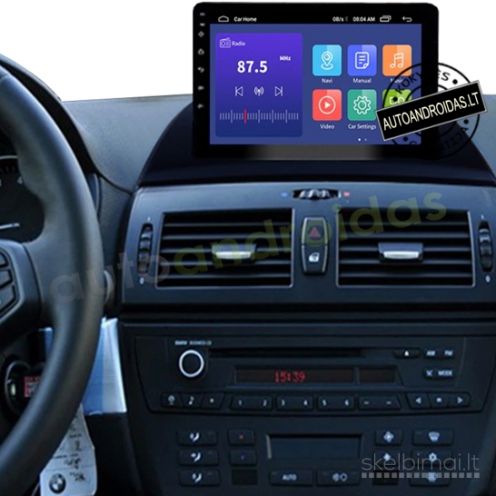 BMW X3 E83 2004-10 Android multimedia/GPS/WiFi/USB/9"