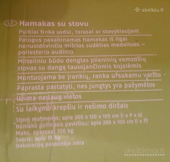 Hamakas su stovu