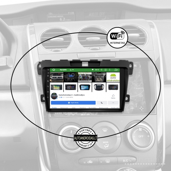 MAZDA CX7 2008-2015 Android multimedia GPS/WiFi/USB/9"