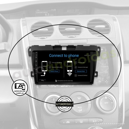 MAZDA CX7 2008-2015 Android multimedia GPS/WiFi/USB/9"