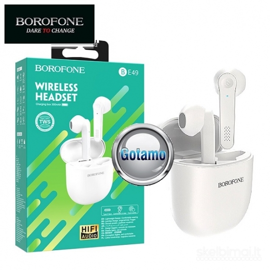Bluetooth ausinės Borofone Wireless WWW.GOTAMO.LT