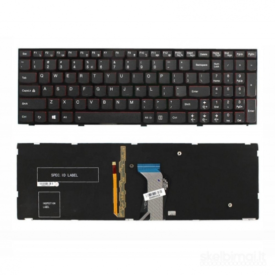 LENOVO Ideapad Y510, Y500S, Y510P, Y590 nešiojamo kompiuterio klaviatūra