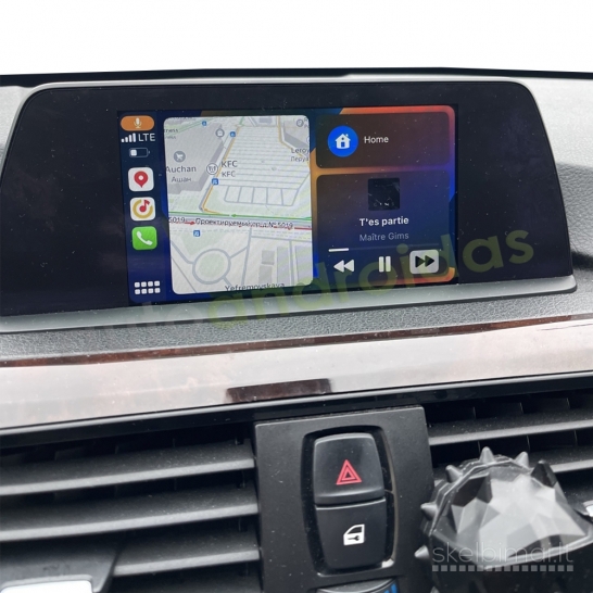 BMW CARPLAY, ANDROID AUTO integracija orginaliai multimedijai