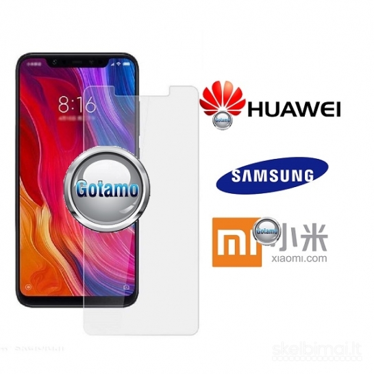 Apsauginiai grūdinti stiklai Huawei Samsung Xiaomi telefonams WWW.GOTAMO.LT