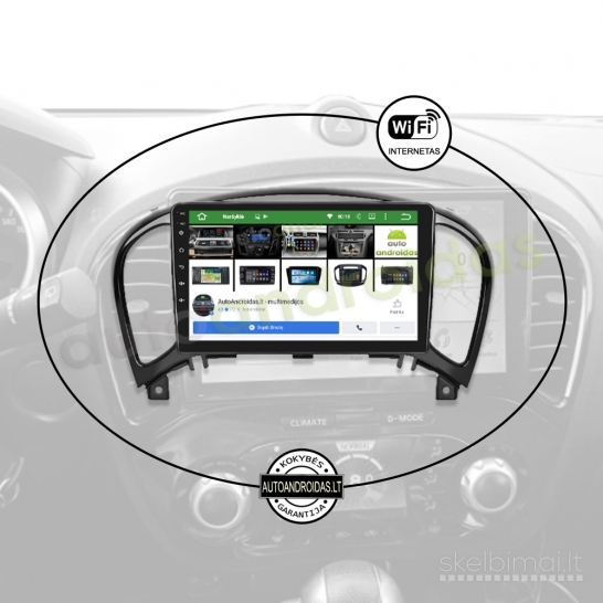 Nissan Juke 2010-14 Android multimedia GPS/WiFi/BT/USB