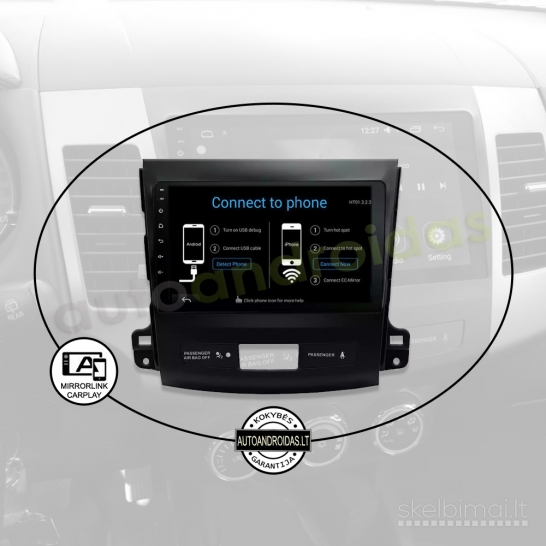 MITSUBISHI OUTLANDER PEUGEOT 4007 Android multimedia GPS/WiFi