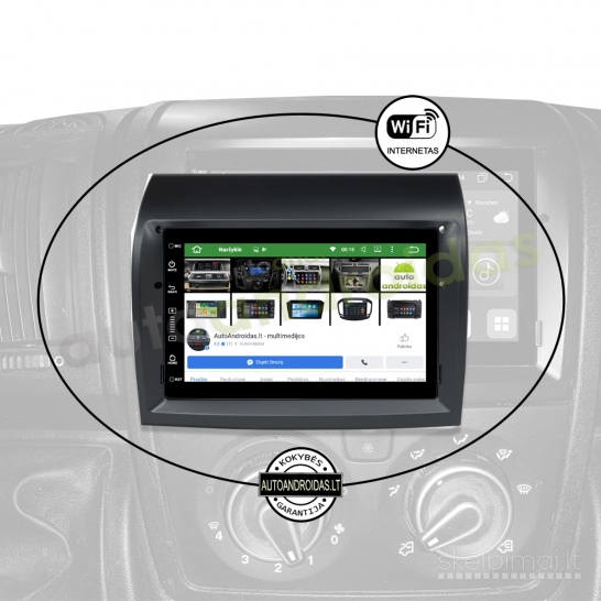 DUCATO JUMPER BOXER Android multimedia GPS/WiFi/USB/BT