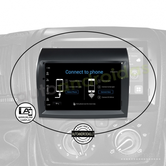 DUCATO JUMPER BOXER Android multimedia GPS/WiFi/USB/BT