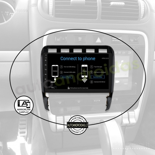 PORSCHE CAYENNE 2002-09 Android multimedia GPS/BT/WiFi/USB