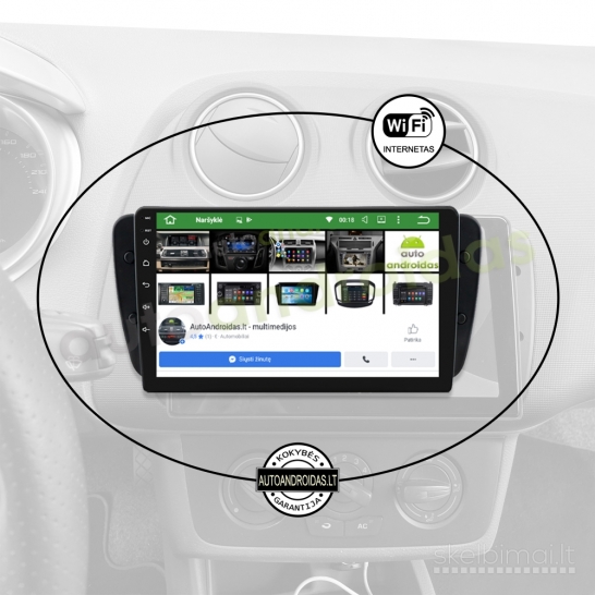 SEAT IBIZA 2010-14 Android multimedia GPS/WiFi/BT/9"