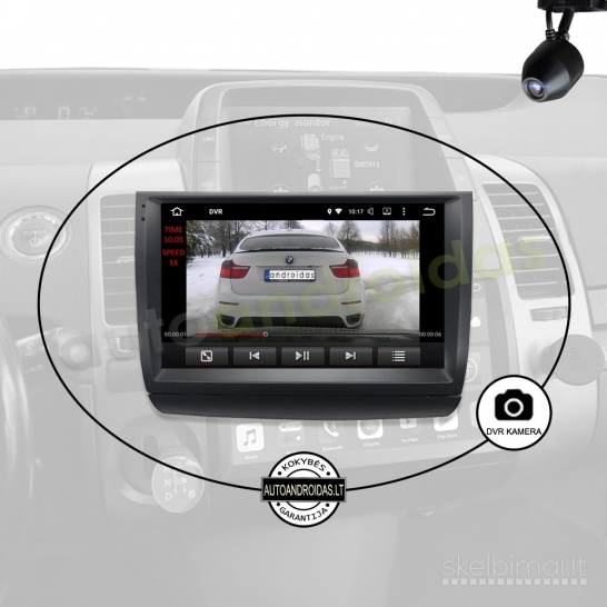 TOYOTA PRIUS 2003-12 Android multimedija USB/GPS/WiFi/Bluetooth/9"